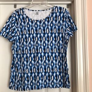 Jones New York short sleeve top